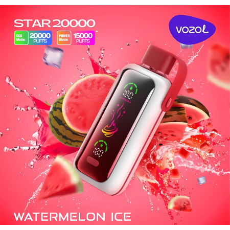 VOZOL STAR 26000/20000 англ. ORIGINAL (Raspberry watermelon pineapple)