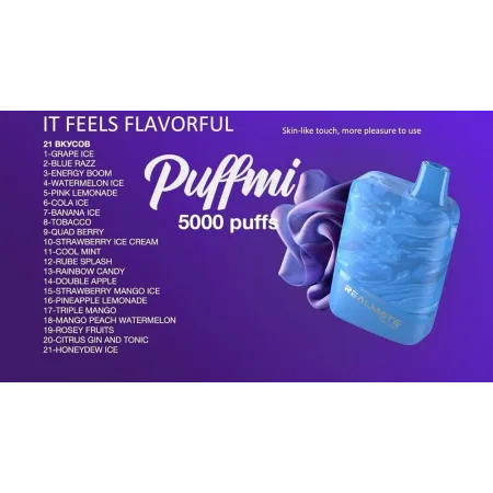 PUFFMI REALMATE 5000 ORIGINAL (Blue razz)