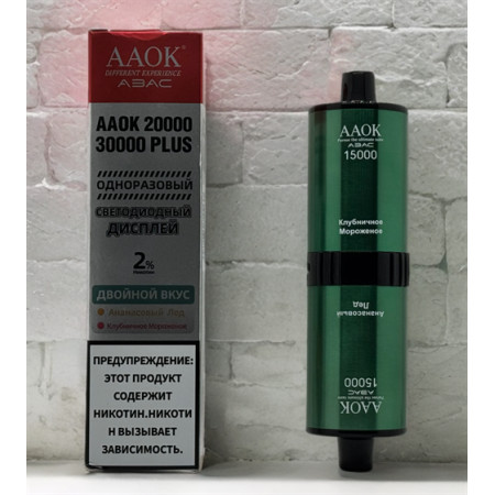 AAOK 30000 Plus (2 вкуса) Original (Ананас черника персиковый лед)