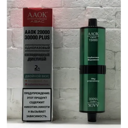 AAOK 30000 Plus (2 вкуса) Original (Ананас черника персиковый лед)