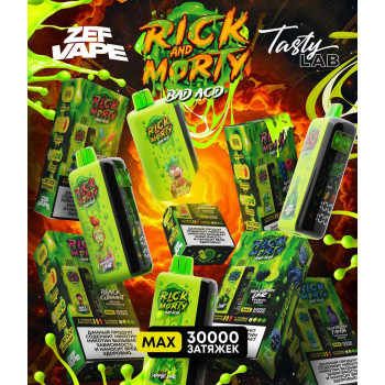 Rick and Morty Bad ACID 30000 original (Скитлс лимон лайм)
