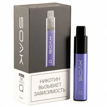 SOAK Q УСТРОЙСТВО+КАРТРИДЖ 1500 ORIGINAL (Ониксовый черный)