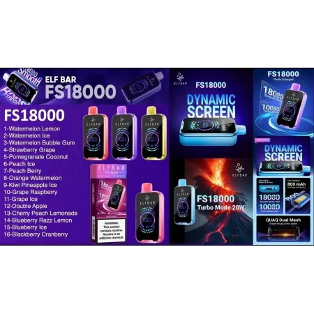 ELFBAR ES 18000 ORIGINAL (Blueberry razz lemon)