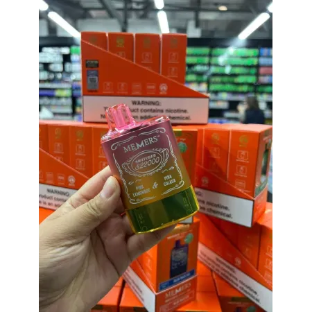 Memers Vape S 22000 Original (White Gummy - Strawberry ice cream)