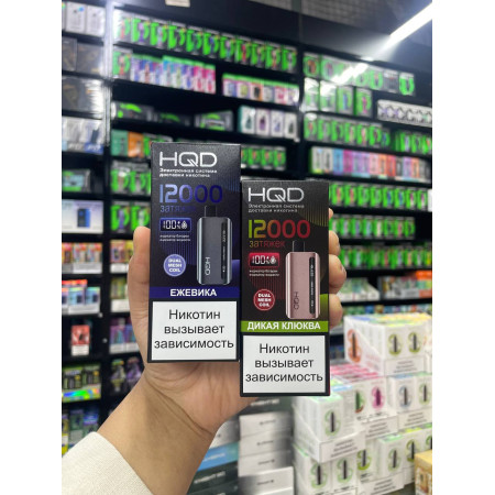 HQD GLAZE 12000 русс ORIGINAL (Клубника мята лимон)