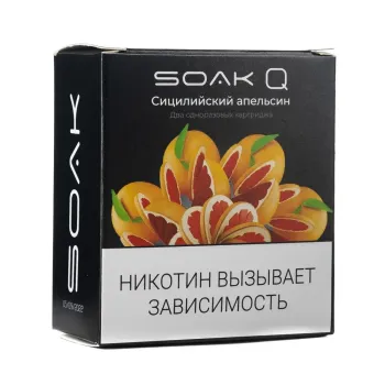SOAK Q картриджи (2шт) 1500 Original (Кремовый ром)