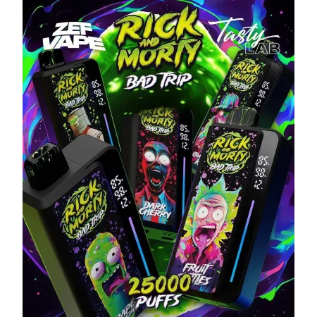 RICK AND MORTY BAD TRIP 25000 ORIGINAL (Малиновый мармелад)