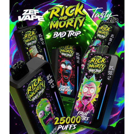 RICK AND MORTY BAD TRIP 25000 ORIGINAL (Клубника банан)